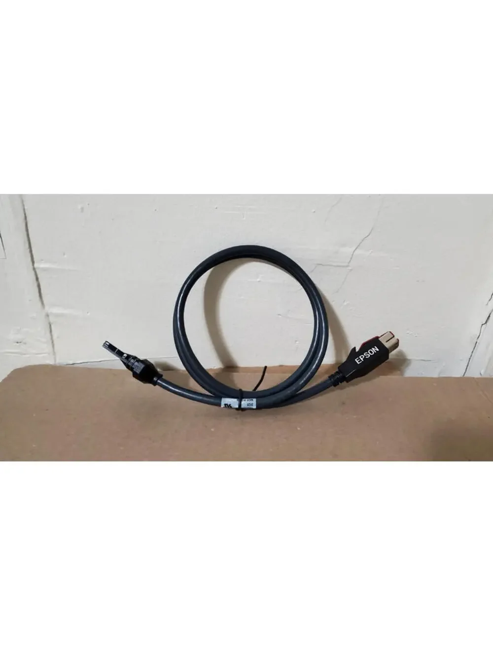 Epson Printer USB Interface Cable Black OEM 3125 Replacement Cord